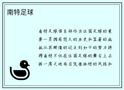 南特足球
